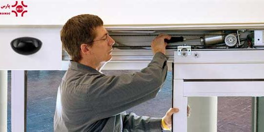 پروژه درب اتوماتیک شیشه-ای