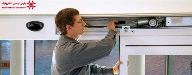 پروژه درب اتوماتیک شیشه-ای